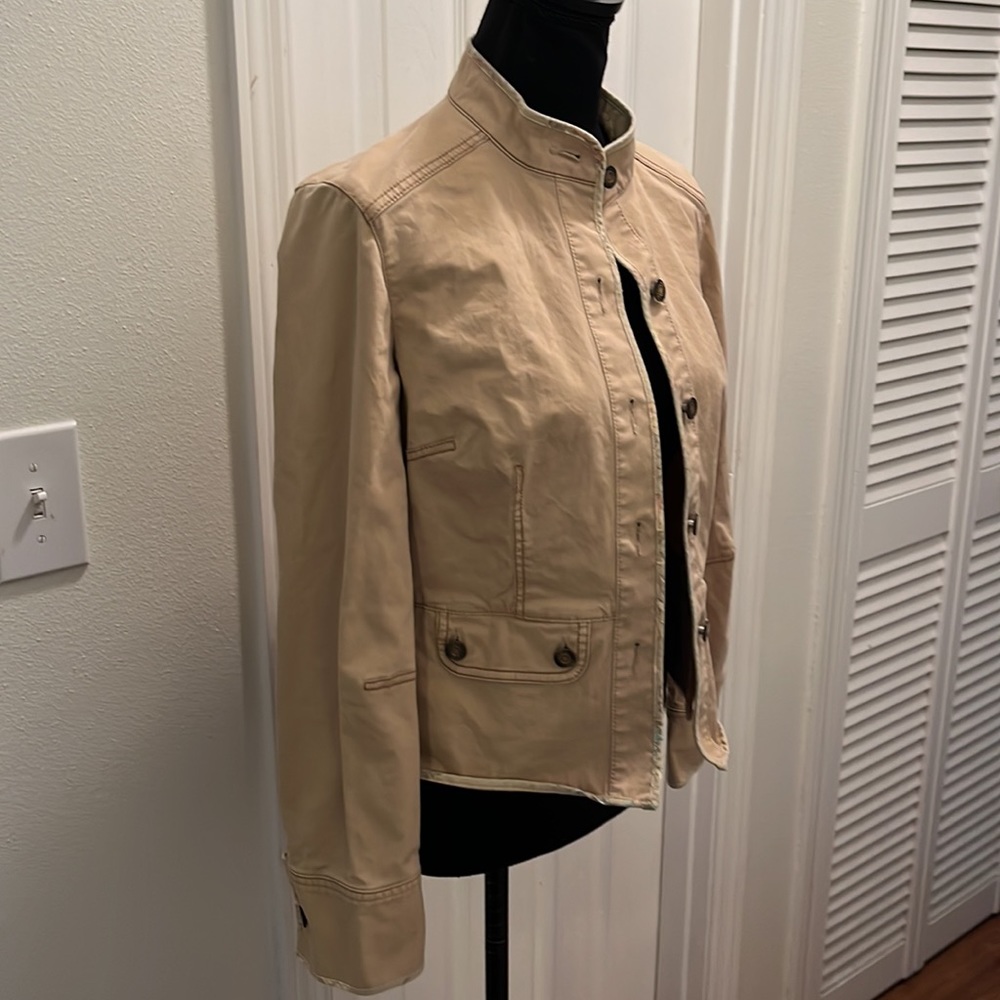 Gap Fitted Tan Jacket - image 4